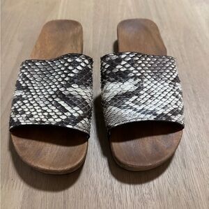Authentic Italian Snakeskin Sandal